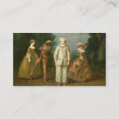 Pierrot en Harlequin Visitekaartje (Achterkant)
