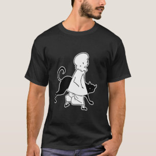 Pierrot en kat uit St Paul's door Aubrey Beardsley T-shirt