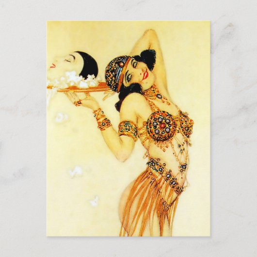 “Pierrot en Salome” van Raphael Kirchner Briefkaart (Voorkant)