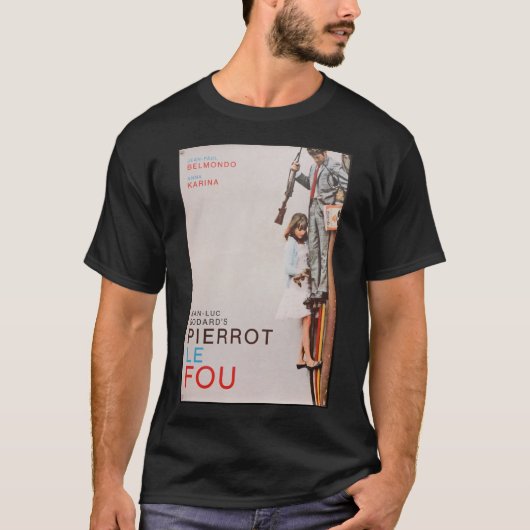 Pierrot le Fou Poster T-shirt (Voorkant)