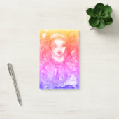 PIERROT MET CAT / Mardi Gras Masquerade Party Post-it® Notes (Kantoor)