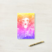 PIERROT MET CAT / Mardi Gras Masquerade Party Post-it® Notes (Op bureau)