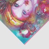 PIERROT MET CAT / Mardi Gras Masquerade Party Tissuepapier (Detail)