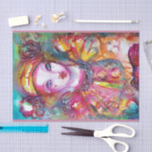 PIERROT MET CAT / Mardi Gras Masquerade Party Tissuepapier (Craft)