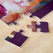 PIERROT MET CAT- / Venetiaanse maskerade-maskers Legpuzzel (Zijkant)