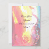 PIERROT MET KAT / Mardi Gras Maskerade Feest Kaart (Achterkant)