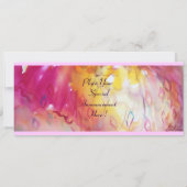 PIERROT MET KAT / Mardi Gras Maskerade Feest Kaart (Achterkant)