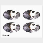 Pierrot Ovale Sticker (Vel)