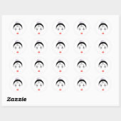 Pierrot Ronde Sticker (Vel)