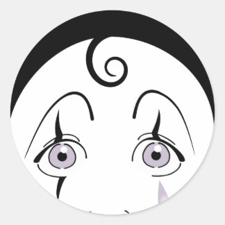 Pierrot Ronde Sticker