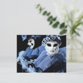 Pierrot triste. briefkaart (Staand voorkant)