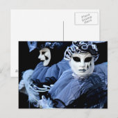 Pierrot triste. briefkaart (Voorkant / Achterkant)