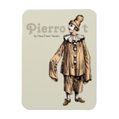 Pierrot van Hans Peter Hansen CC0176 Magneet (Verticaal)