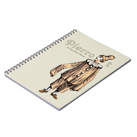 Pierrot van Hans Peter Hansen CC0199 Notitieboek (Linkerzijde)