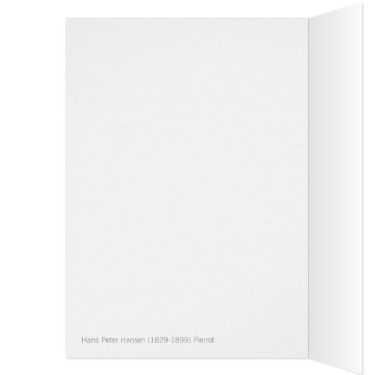 Pierrot van Hans Peter Hansen CC0740 Deense kunst (Binnen (Links))