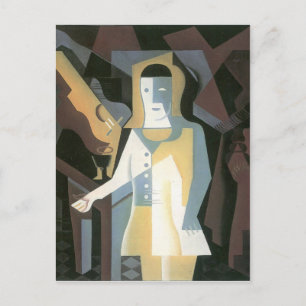 Pierrot van Juan Gris Briefkaart