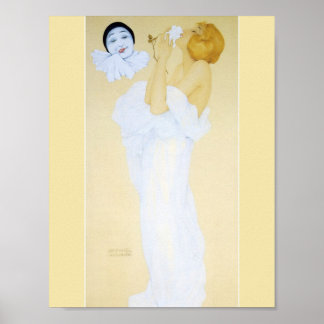 Pierrot's droom van Raphael Kirchner Poster