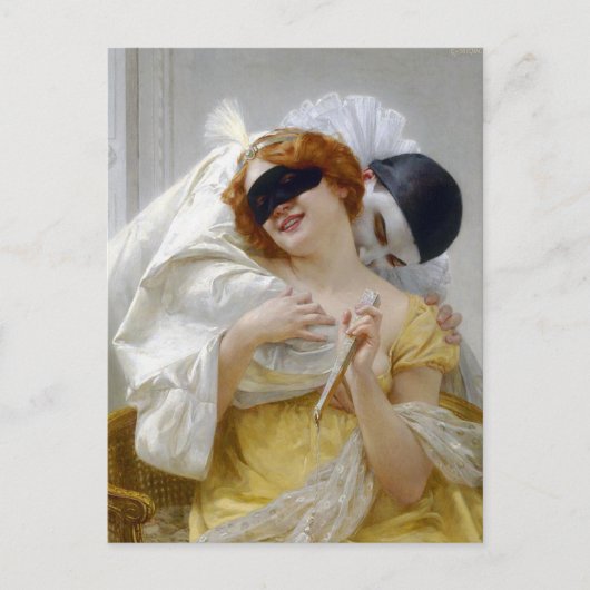 Pierrot's Embrace van Seignac Briefkaart (Voorkant)