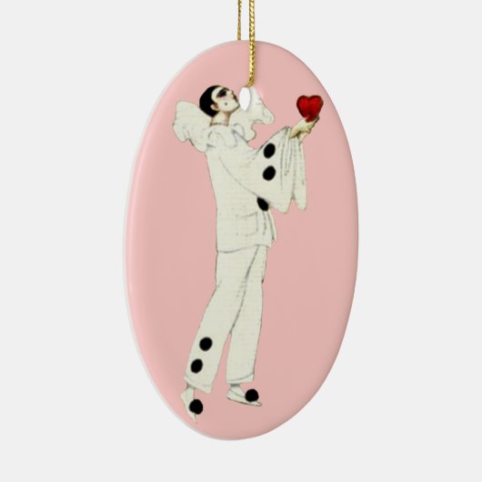Pierrot's Love Keramisch Ornament (Rechts)