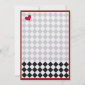 Pierrot's Masquerade Invitation (Achterkant)