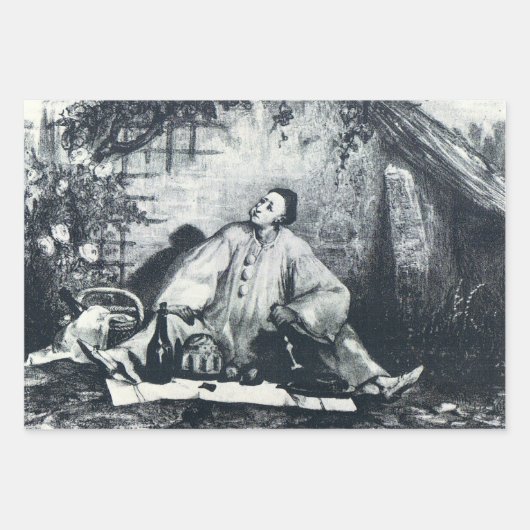 Pierrot's Repast Inpakpapier Vel (Voorkant)