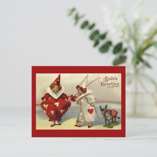  Pierrots Valentijn Briefkaart (Staand voorkant)