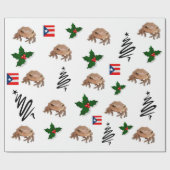PIERTO RICO FLAG EN COQUI CADEAUPAPIER (Vlak)