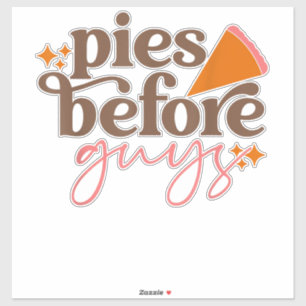 Pies Before Jongens Girls Kinder Toddler Thanksgiv Sticker