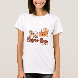 Pies Before Jongens Herfst Thanksgiving Pumpkin Pi T-shirt