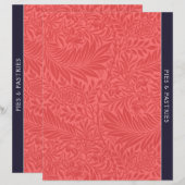 Pies | Ontvanger divider |  Rode Floral (Voorkant / Achterkant)