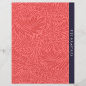 Pies | Ontvanger divider |  Rode Floral (Voorkant)