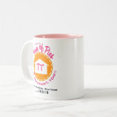 Pies, Park Ridge-Elmhurst-River Forest IL Tweekleurige Koffiemok (Voorkant links)