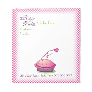 Pies & Tarts Order Form Notitieblok