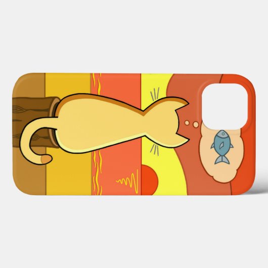 Pie's visidee Case-Mate iPhone case (Achterkant (horizontaal))