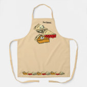 Pies voor de feestdag schort (Voorkant)