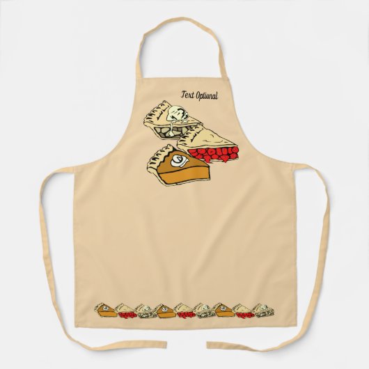 Pies voor de feestdag schort (Voorkant)
