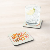 Pies voor jongens bier onderzetter (Rechterzijde)