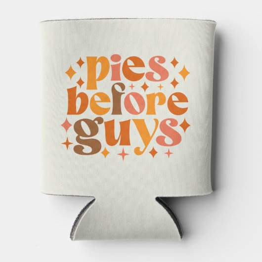 Pies voor jongens blikjeskoeler (Voorkant)