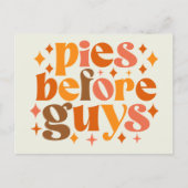 Pies voor jongens briefkaart (Voorkant)