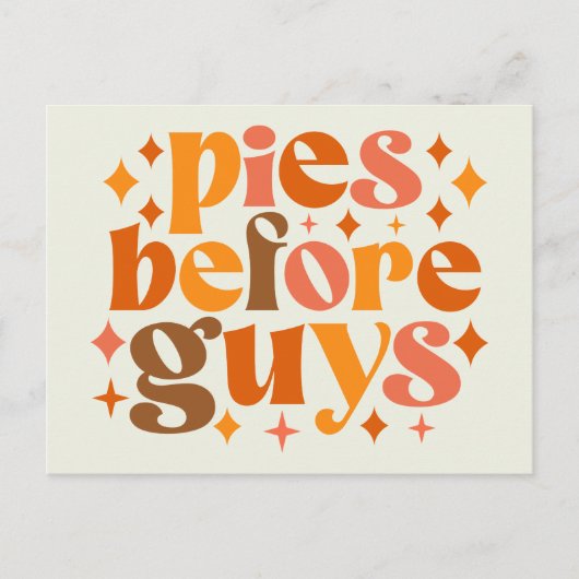 Pies voor jongens briefkaart (Voorkant)