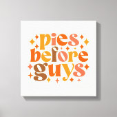 Pies voor jongens canvas afdruk (Voorkant)
