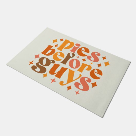 Pies voor jongens deurmat (Schuin)