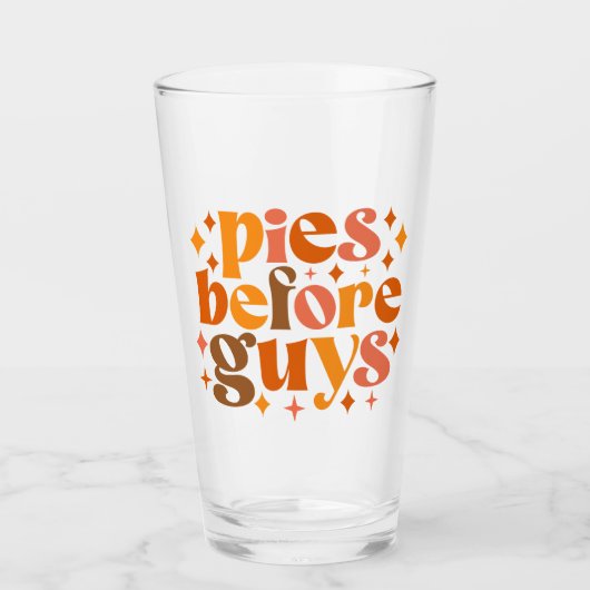 Pies voor jongens glas (Voorkant)