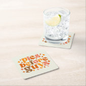 Pies voor jongens kartonnen onderzetters (Insitu)