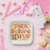 Pies voor jongens papieren bordje (Feest)