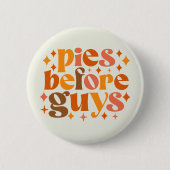 Pies voor jongens ronde button 5,7 cm (Voorkant)