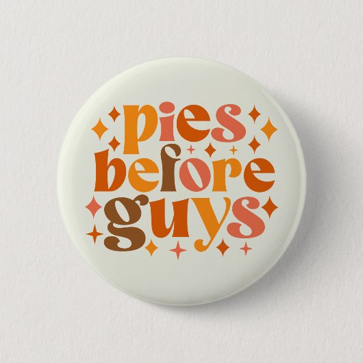 Pies voor jongens ronde button 5,7 cm (Voorkant)