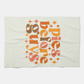 Pies voor jongens theedoek (Horizontaal)