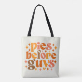 Pies voor jongens tote bag (Achterkant)