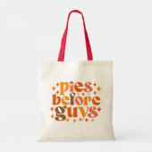 Pies voor jongens tote bag (Achterkant)